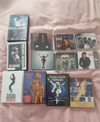 Lote Michael Jackson DVDs y CDs