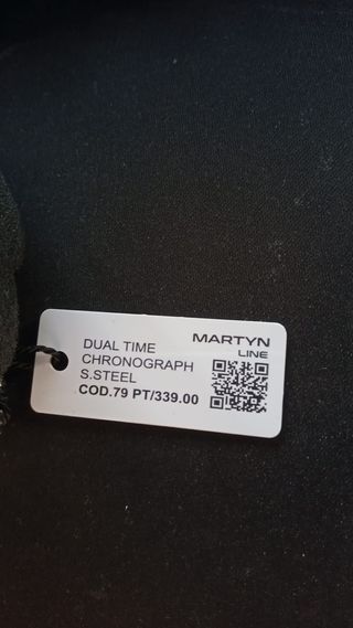 Orologio Martyn Line Cronografo Oro e Argento