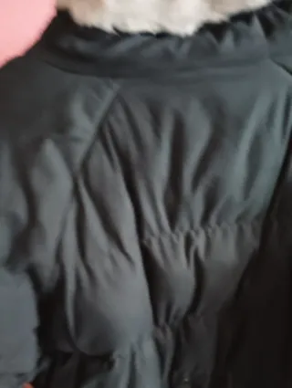 Chaquetón plumífero negro chica