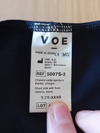 Faja compresión VOE negra