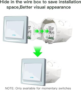 ✨ - MOES Mini WiFi Módulo Interruptor de atenuació