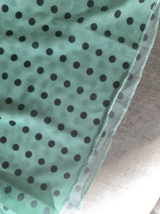 Top Malla Lunares Verde Talla U