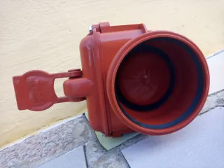 Válvula antirretorno pvc 110 con bloqueo