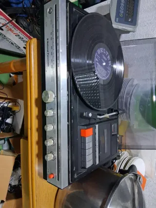 Giradischi National Panasonic Radio Cassetta