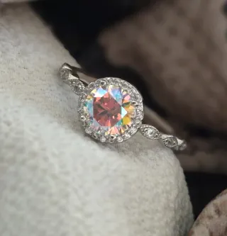 Anillo Plata Ley Corazón Multicolor