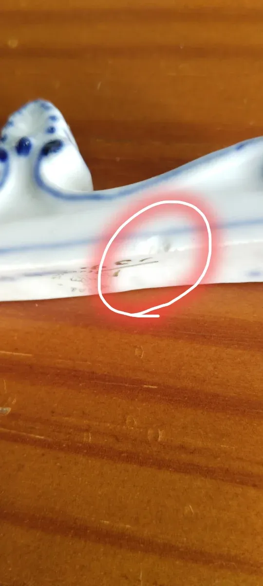 Servilletero Royal Copenhagen Porcelana Azul