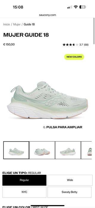 Zapatillas Saucony Guide 18 Talla 37
