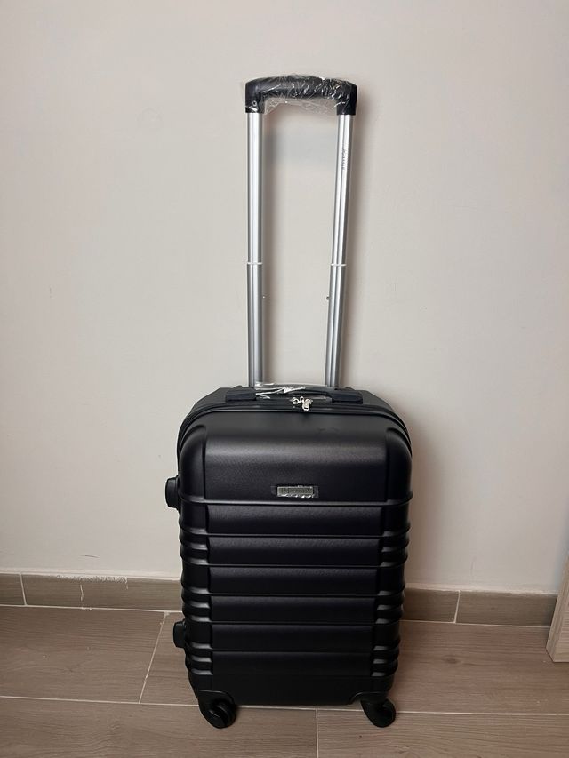 Maleta de cabina negra 54×35×22cm