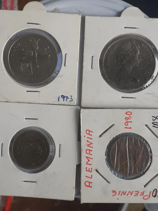 4 Monedas Coleccionables