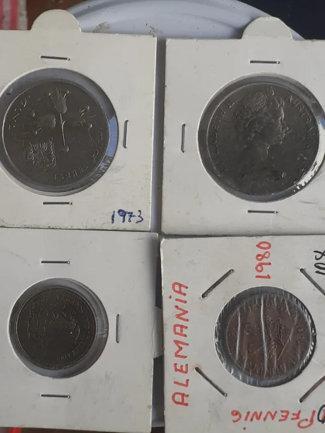 4 Monedas Coleccionables