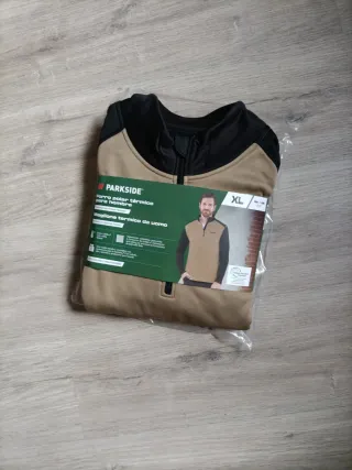 Jersey Polar Térmico Parkside XL Beige/Negro