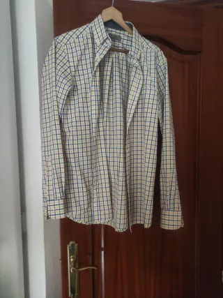 Camisa de cuadros hombre