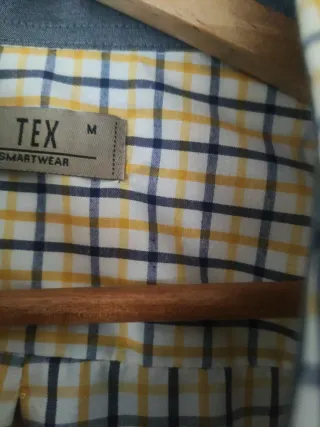 Camisa de cuadros hombre