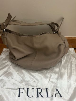 Bolso Furla Gris Piel