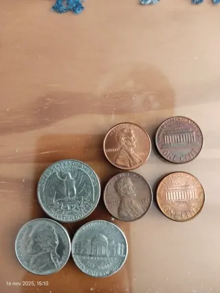 Lote di Monete Americane da un Dollaro