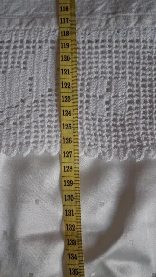 Asciugamano lino fatto a mano iniziali C D