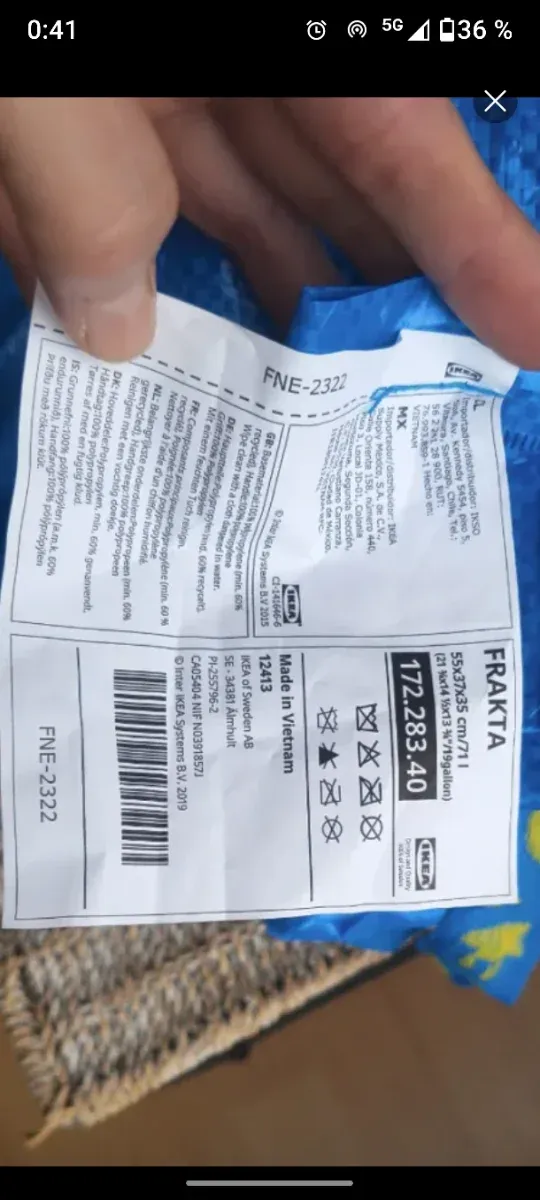 Borse Ikea Frakta Blu