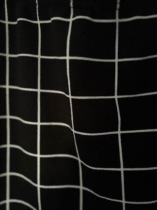 Minifalda Shein Cuadros Blancos y Negros