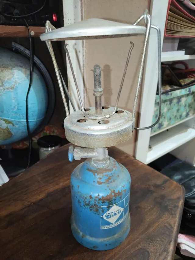 Lâmpada de Camping a Gás Lumogaz Vintage
