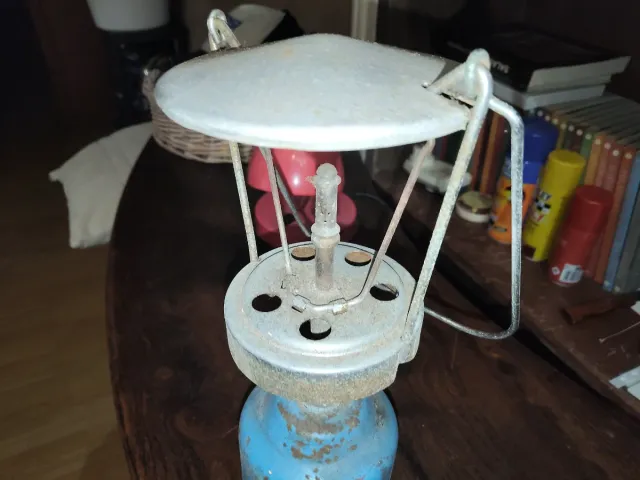 Lâmpada de Camping a Gás Lumogaz Vintage