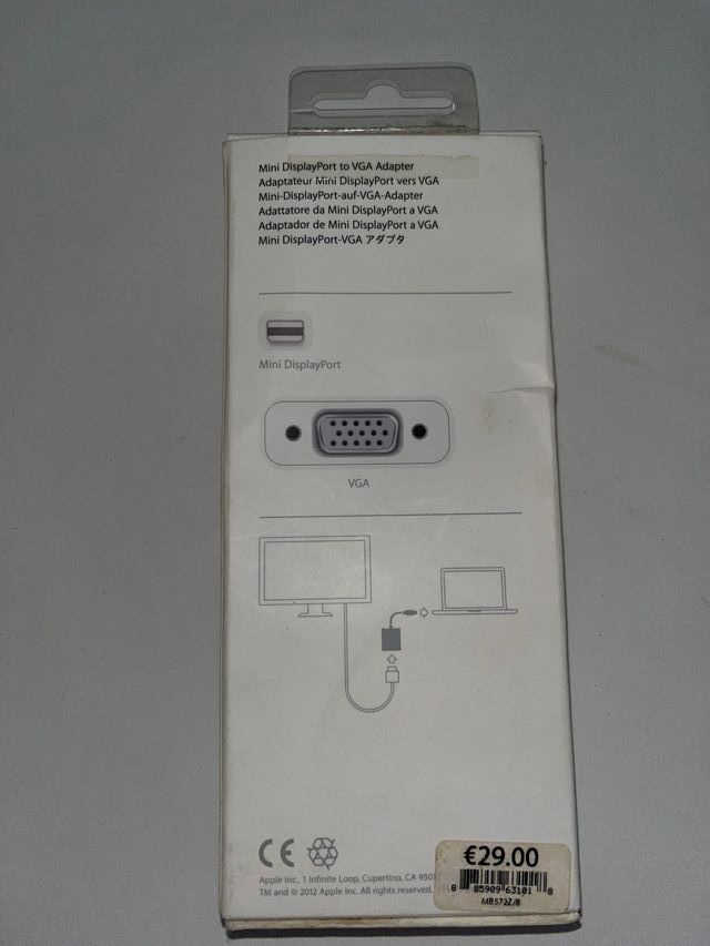 Adaptador Mini DisplayPort a VGA Apple