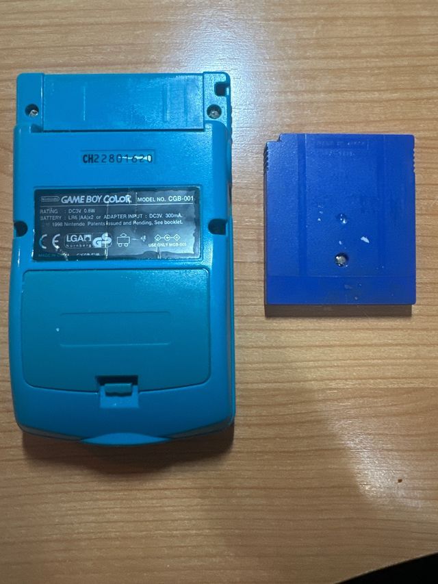 Game Boy Color Azul + Pokémon Azul