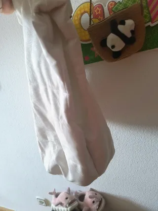 Chaleco polipiel mujer blanco