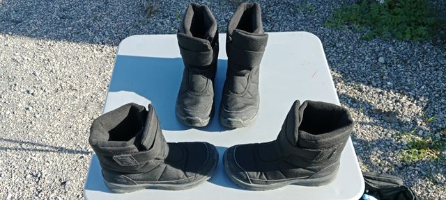 Botas de Nieve Niños Negras