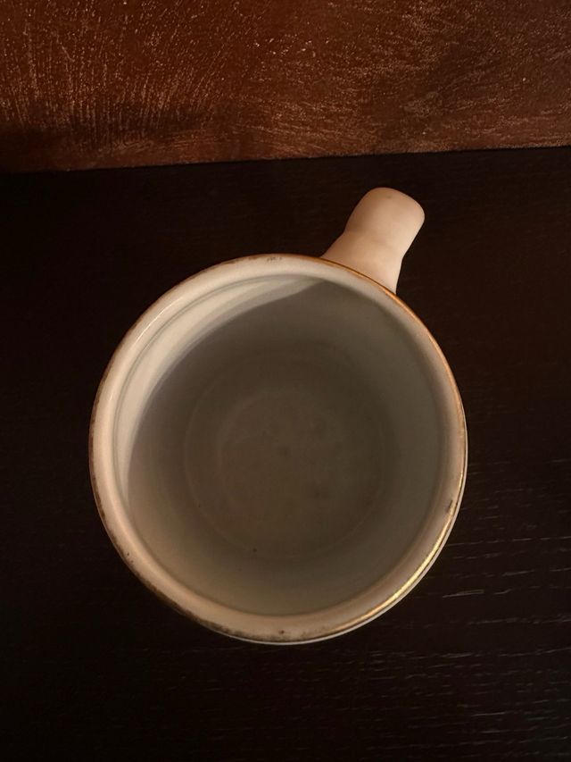 Boccale Tirolo Aquila Ceramica Oro