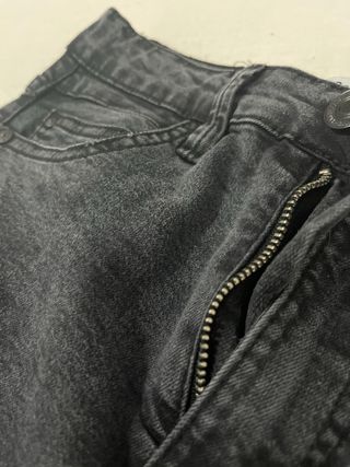 Bershka Jeans Skinny Elásticos Negros T.38