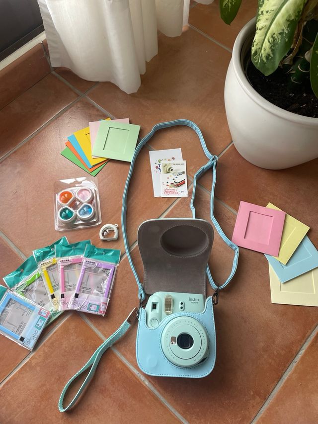 Fotocamera Fujifilm Instax Mini 9 Blu Chiaro