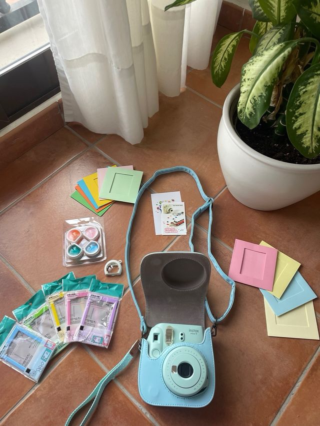 Fotocamera Fujifilm Instax Mini 9 Blu Chiaro