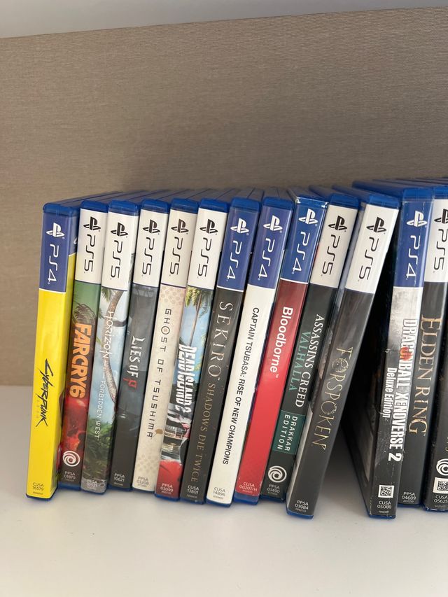 Juegos PS4 y PS5: Cyberpunk, Elden Ring... LOTE!!