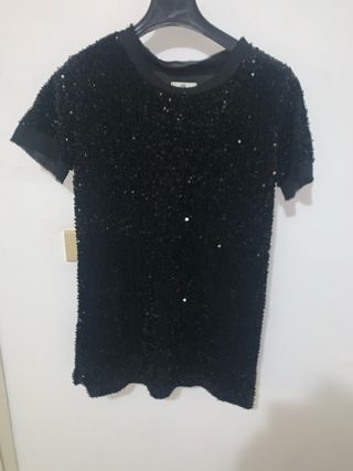 Vestitino nero con paillettes