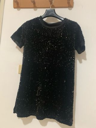 Vestitino nero con paillettes