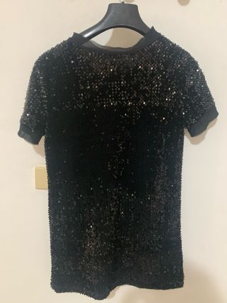 Vestitino nero con paillettes