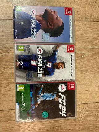 Nintendo Switch: FIFA 22, 23 Legacy e FC 24