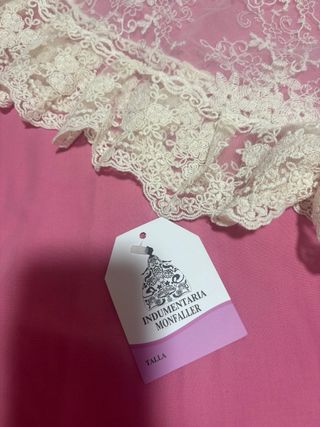 Mantilla Fallera Volante Encaje