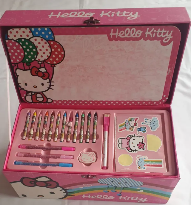 Estuche Hello Kitty Rosa