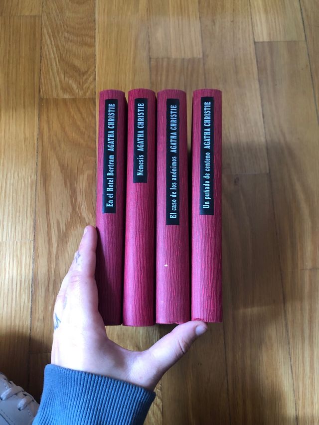 Lote de libros de agatha christie
