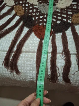 Chal Crochet Colores Otoñales