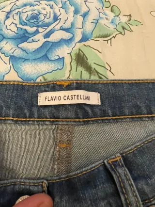 Jeans donna con patch