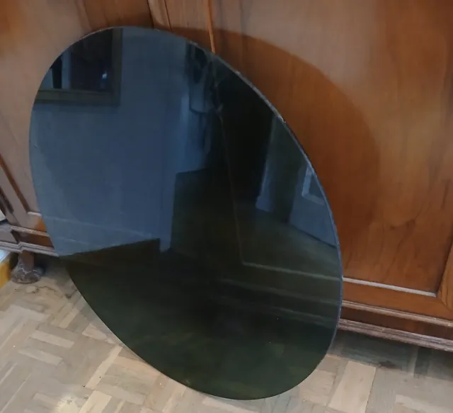 Cristal vidrio negro 69 cm diámetro