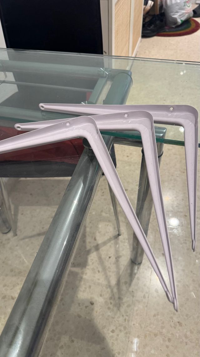 Escuadras metálicas (3 unidades)