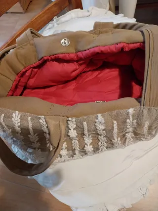 Borsa fatta a mano con pizzo