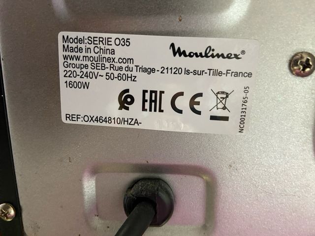 Horno eléctrico negro