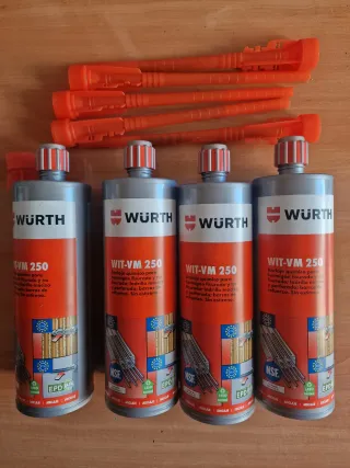 4 Tacos Químicos Würth WIT-VM 250