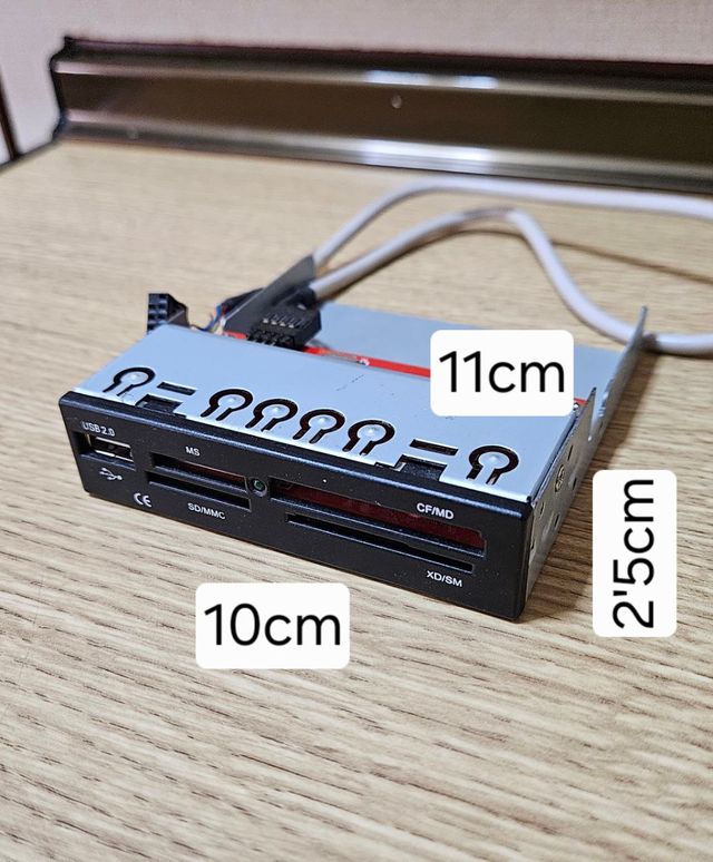 Lector Tarjetas Bahía 2.5 USB 2.0