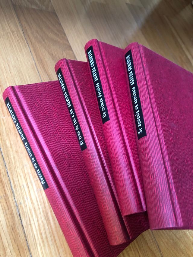 Lote libros agatha christie