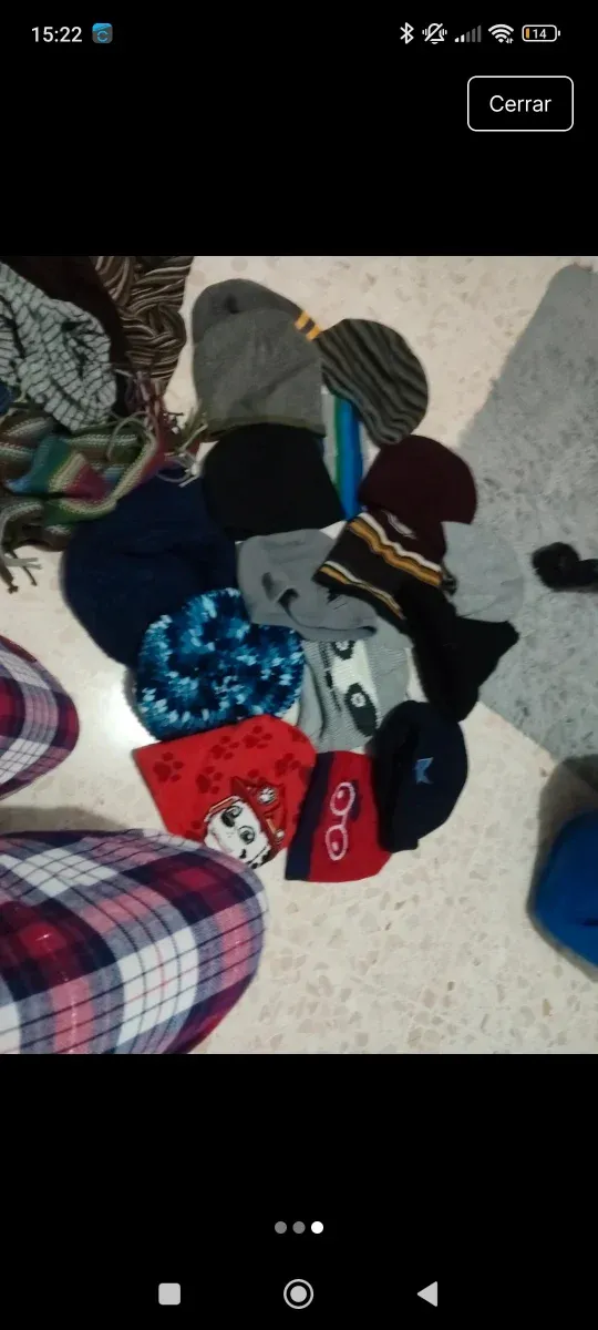 Gorros y bufanda de invierno
